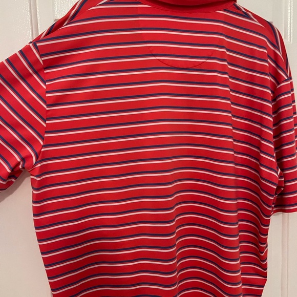 Callaway Men's Red Striped Polo Shirt - Picture 4 of 4